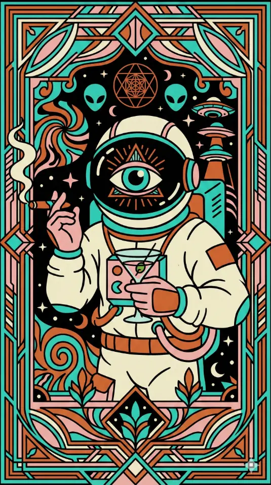 Abstract Creative Tech Art