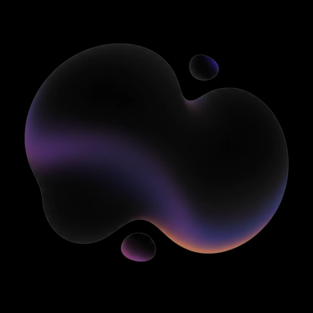 Abstract decorative blob