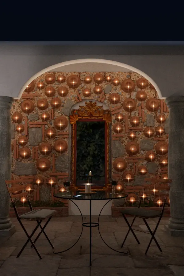 Architectural Visualization - Colonial Mexican Style