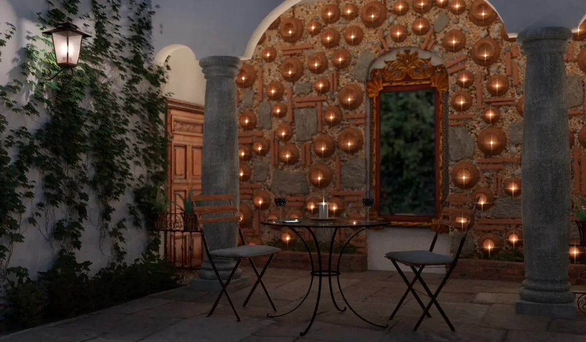 Architectural Visualization - Colonial Mexican Style 4