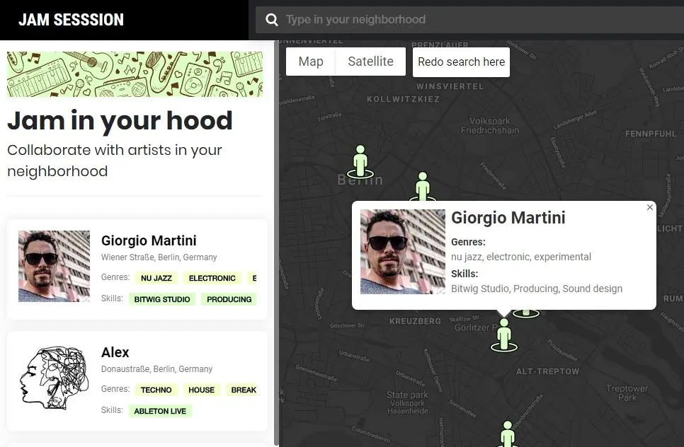 Jamsession - Social media for music producers and DJs