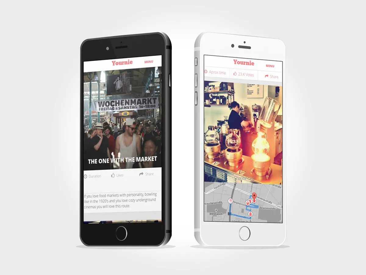 UX/UI Design & Full-Stack Development - Yournie 2